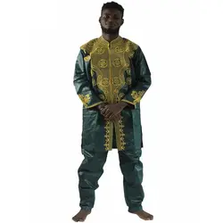 MD Мужская Топ и штаны комплект 2 шт. костюм в африканском стиле мужская одежда базинская африканская одежда для мужчин 2019 рубашка Дашики с
