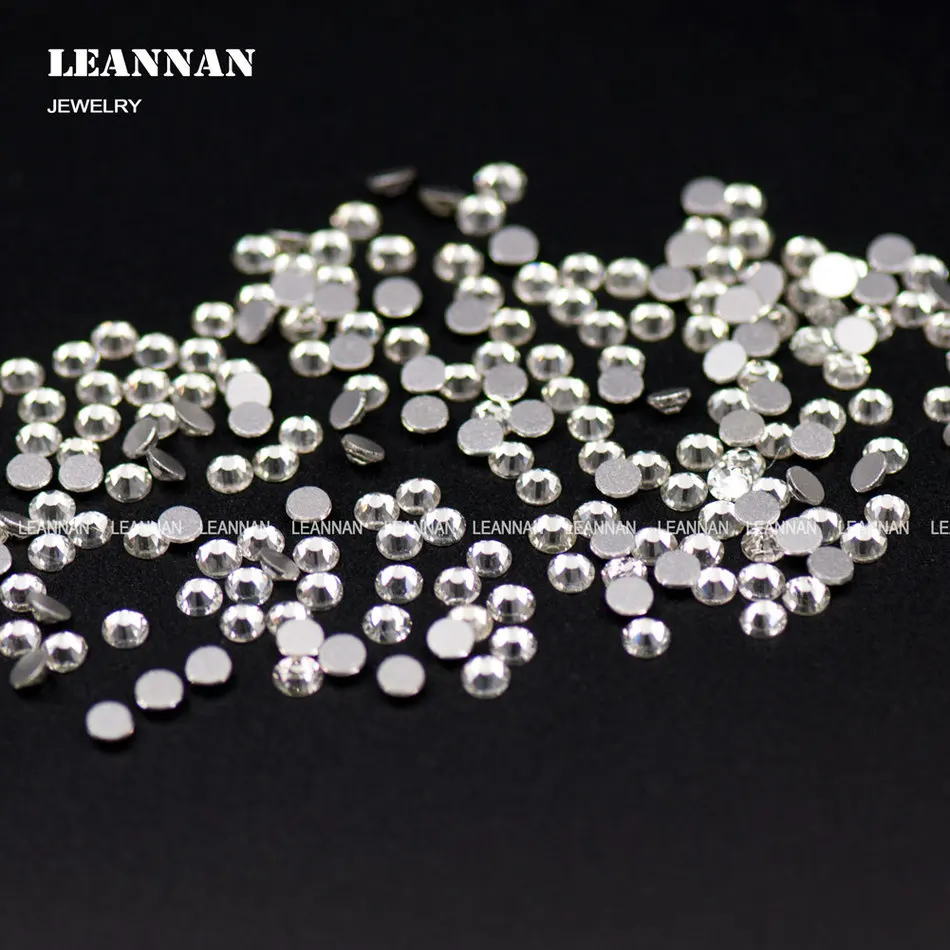 SS10 Crystal 1440pcs Non Hot Fix Rhinestones for Nails Art Flat Back Hotfix Glue on | Дом и сад