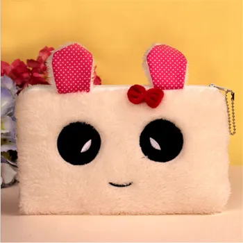 

Cute Cartoon Plush Coin Purse Small Cute Cartoon Animal Card Holder Key Bag Money Bags For Girls