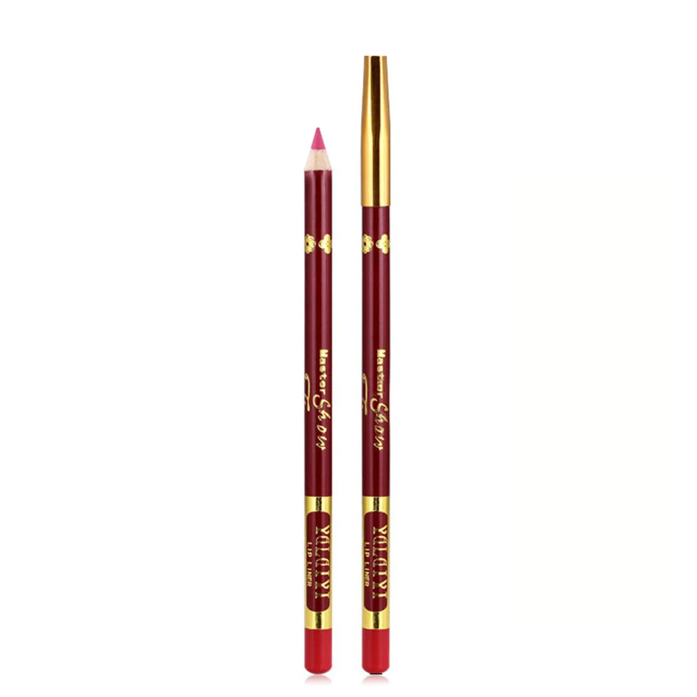 YALAIYI водонепроницаемый карандаш для губ, сохраняющий цвет, глянцевый карандаш для губ, долговечный карандаш для губ блеск с кисточкой, палочка, принадлежности для макияжа - Цвет: size 10