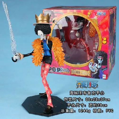 free shipping japan anime one piece new world two year later Brook PVC Action Figure b1661 | Игрушки и хобби
