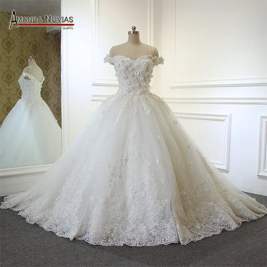 Us 459 0 2019 Newest Special Lace Ball Gown Real Amanda Novias Wedding Dress With Flowers In Dresses From Weddings Events On Aliexpress Us 459 0 2019 Newest Special Lace Ball Gown Real Amanda Novias Wedding Dress With Flowers In Dresses From Weddings Events On Aliexpress