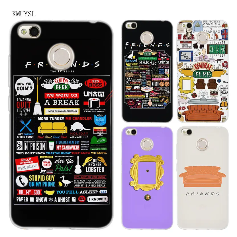 

KMUYSL Friends Season TV TPU Transparent Soft Case Cover for Xiaomi Redmi Note 4X 4 4A 5 Mi A1 Plus