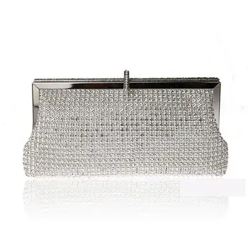 

Women Bridal Wedding Party Bag Socialite Upscale Cosmetic Bag Noble Elegant Bling Rhinestone Makeup Bag New Lady Christmas Gift