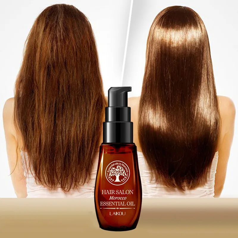 

40ml Hair Care Argan Essential Oil Tips Slip Dry Damaged Repair Scalp Treatment Hair Conditioner Oil Hair Salon Essential Oil