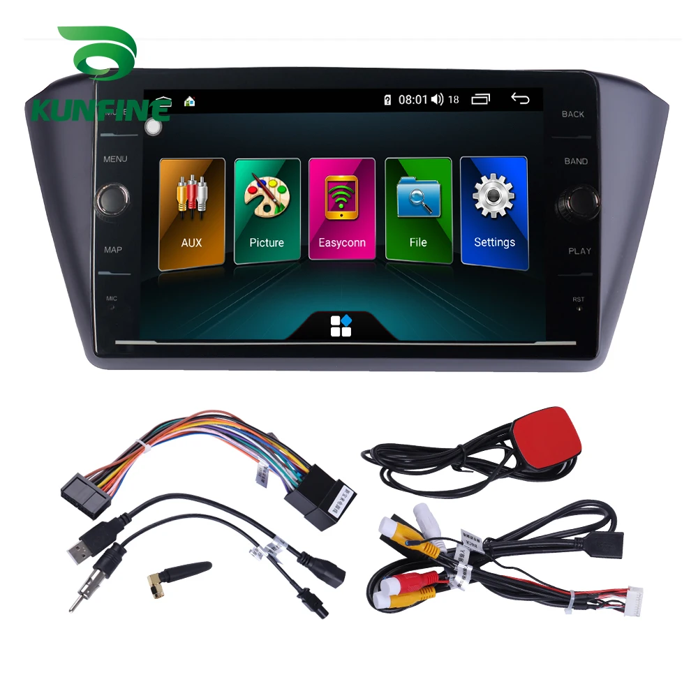 Android Car DVD GPS Navigation Multimedia Player Car Stereo For Skoda Fabia 2015-2017 Radio Headunit (2)
