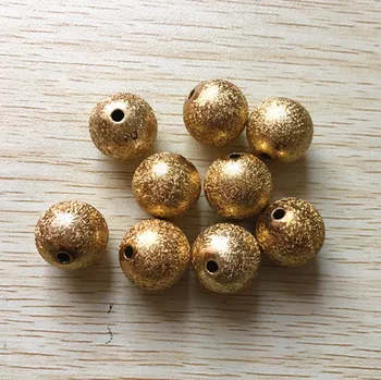 

(choose size) 12mm/16mm/20mm gold Color Acrylic Stardust Beads,Chunky Beads For Necklace making