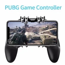 AK66 Six Finger All-in-One Mobile Game Controller Free Fire Key Button Joystick Gamepad L1 R1 Trigger for PUBG Gaming Gamepad