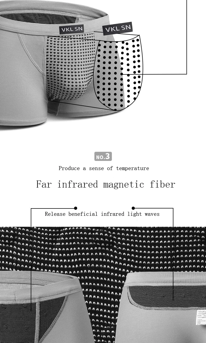 3 шт., шорты, мужское нижнее белье, мужские сексуальные боксеры для магнитотерапии, шорты, забота о здоровье, дышащее нижнее белье, повседневные трусы-боксеры 05