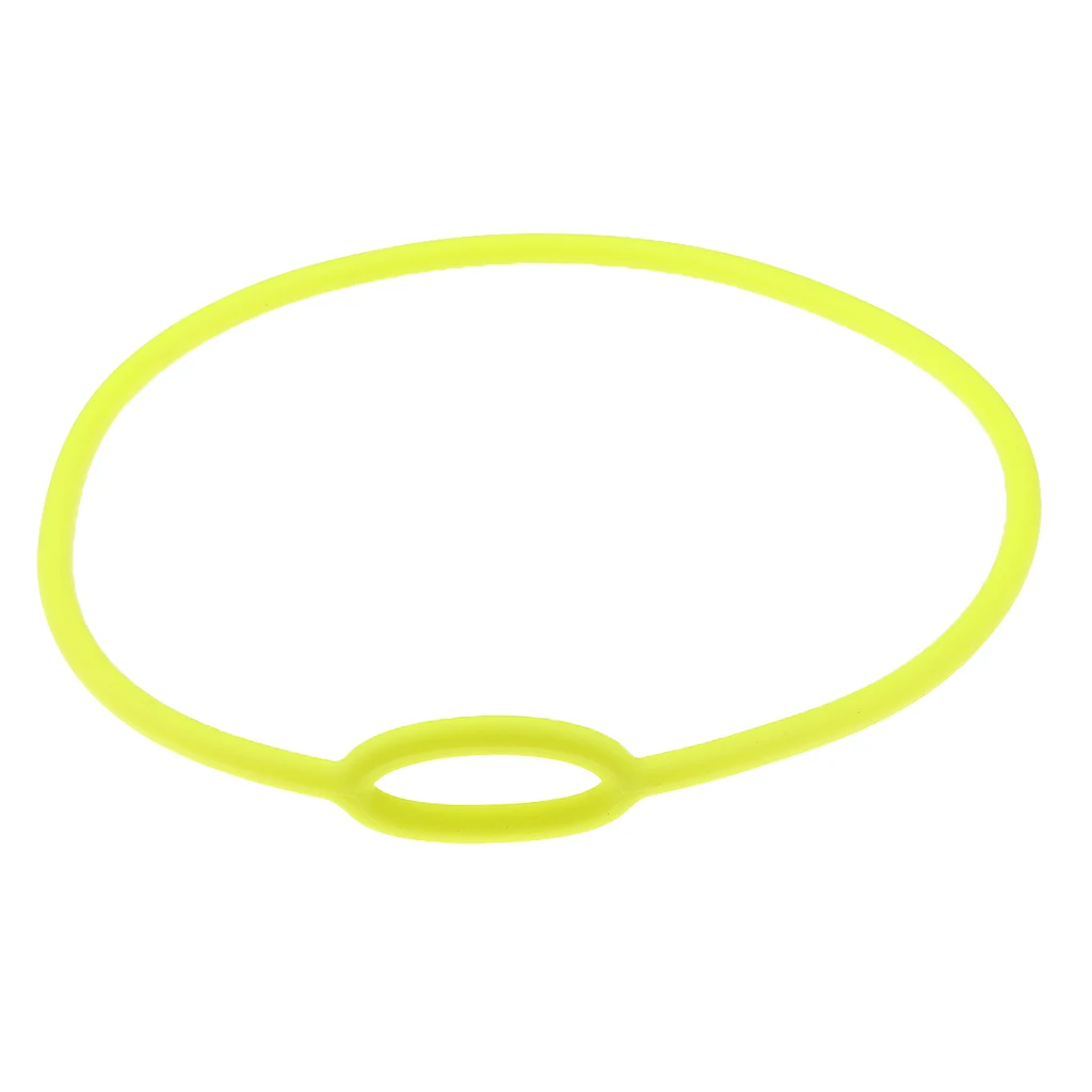 Flexible Silicone Regulator Necklace Dive Silicone Scuba Necklace 65cm Bungee Water Sport Outdoor Recreation Swimming Diving Acc
