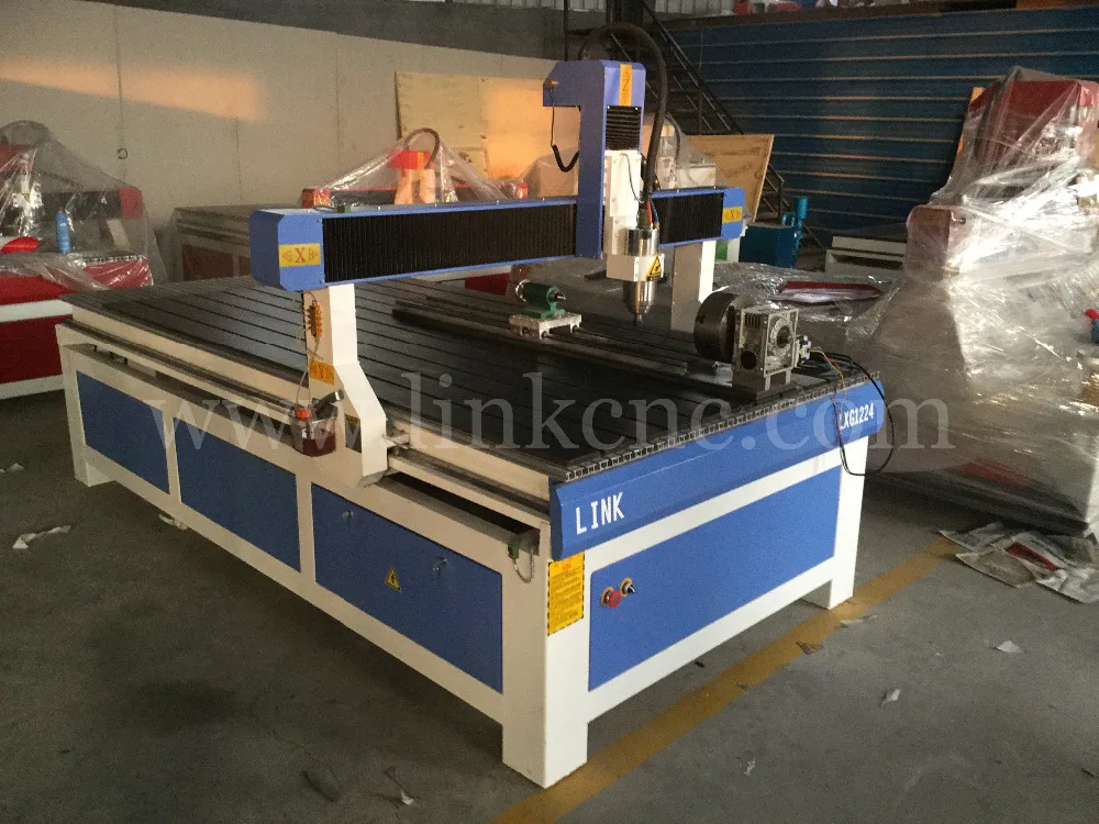 Smart and strong enough JINAN LINK cnc router 1224(3.0kw water cooling ...