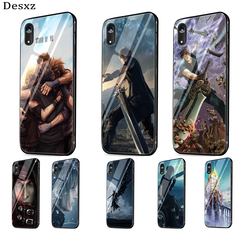 Final fantasy xv ffxv TPU чехол для iPhone 11 Pro XR X XS Max 5 5S 6 6s 7 8 Plus Защита Крышки |