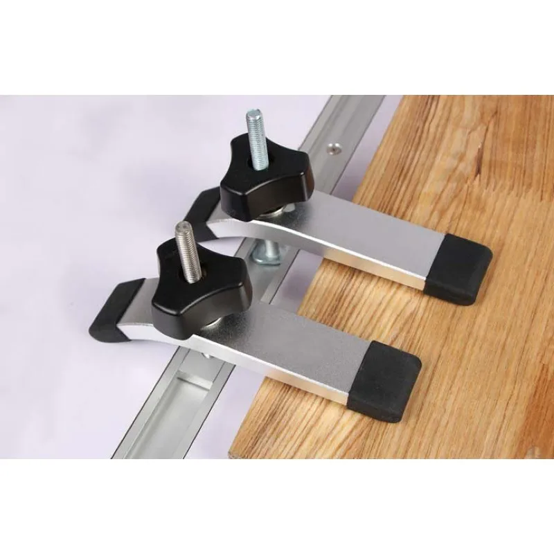 Metal Quick Acting Hold Down Clamp Set M8 Screw Device Carpenter for T