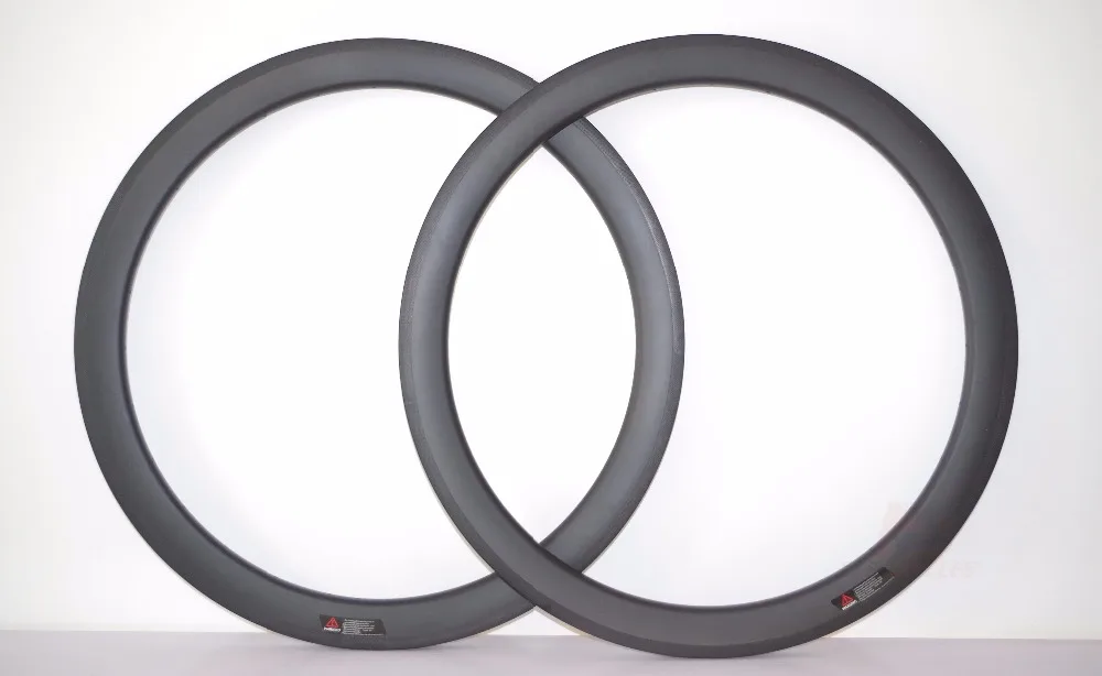 700C Carbon Fiber Rims 60mm Depth 25mm Width U Shape 18//20//21//24//28 Rims 2 Pcs