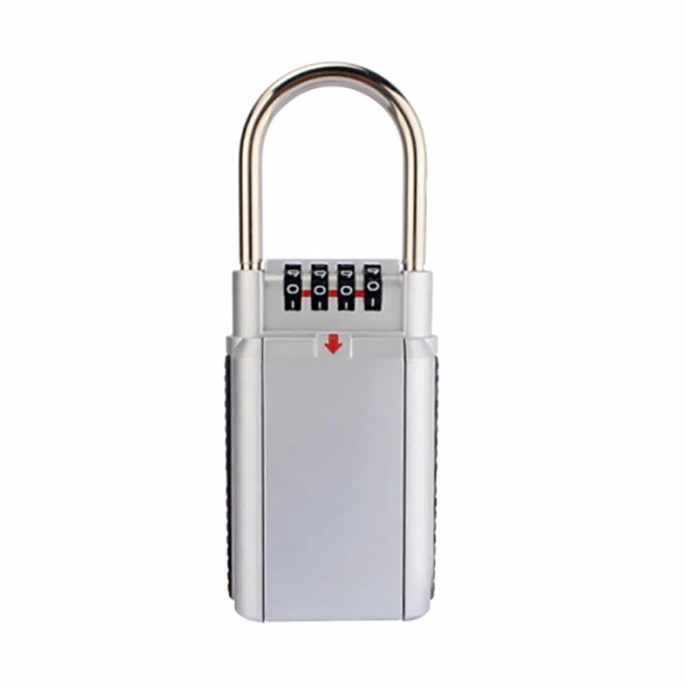Секрет ключ блокировки безопасности коробка для хранения Организатор цинковый сплав замки с ключом с 4 цифры комбинации пароль крюк