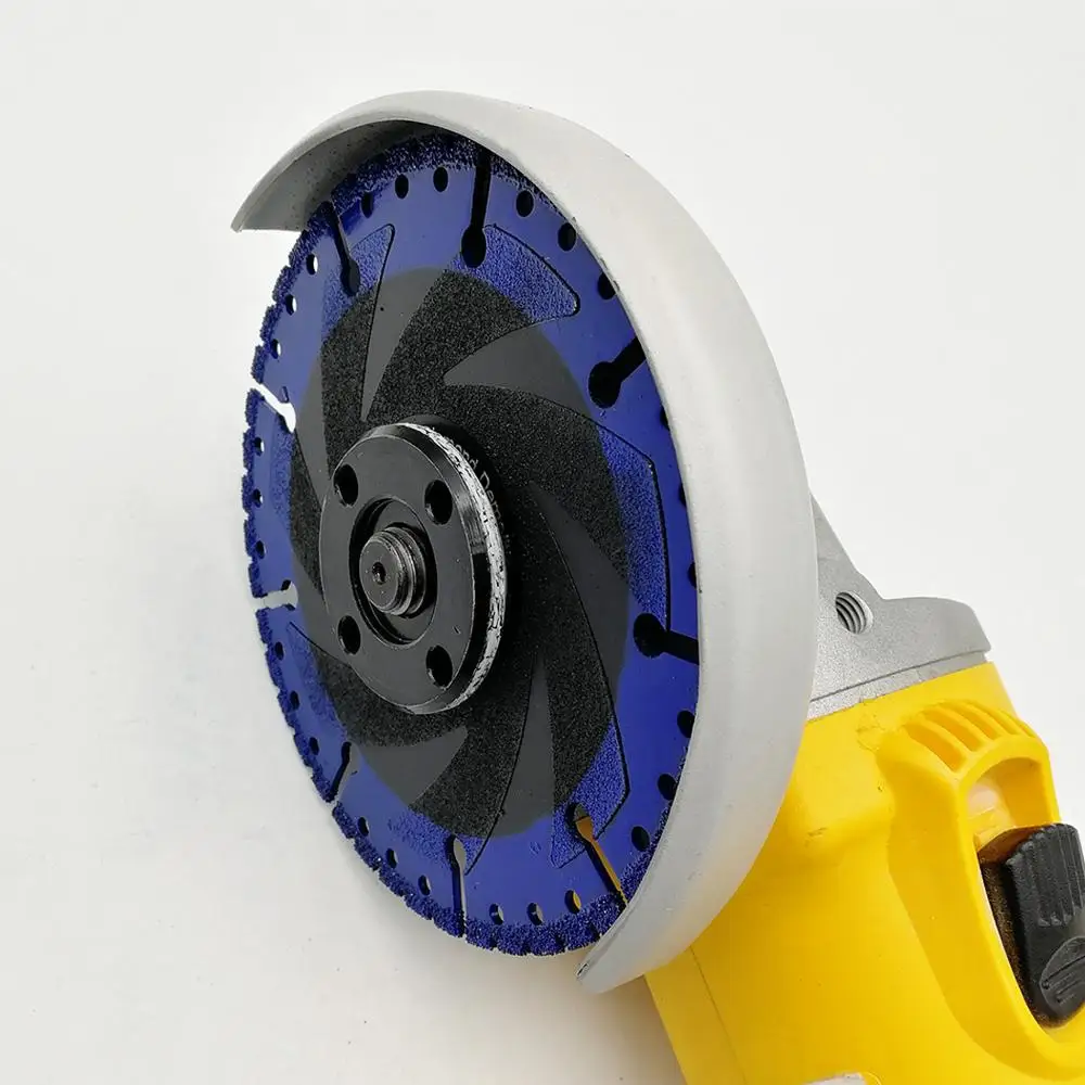 2pcs 7" Vacuum Brazed Diamond demolition blade one-for-all cutting disc Dia180mm for Cast Iron Rebar Aluminum hard material