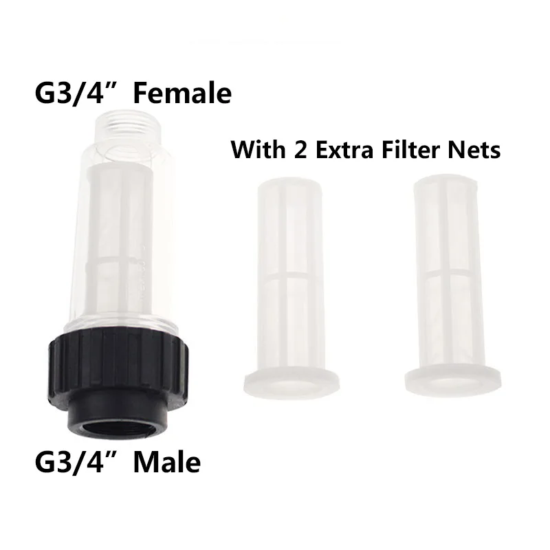 

Plastic Parts Water filter Set Connector Fitting For Karcher High Pressure Filter Nets Accessories Replacement