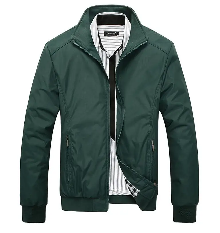 

2019 New Brand PF10867 Men's Spring Jackets Autumn Casual Coats Solid Color Slim Fit Male Bomber Jacket Mens Brand Clothing