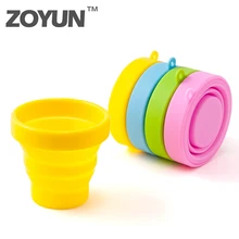 170 мл силиконовая складная чашка для воды набор с пылезащитной крышкой открытый кофе чай молоко складные стаканы выдвижной путешествия Copa