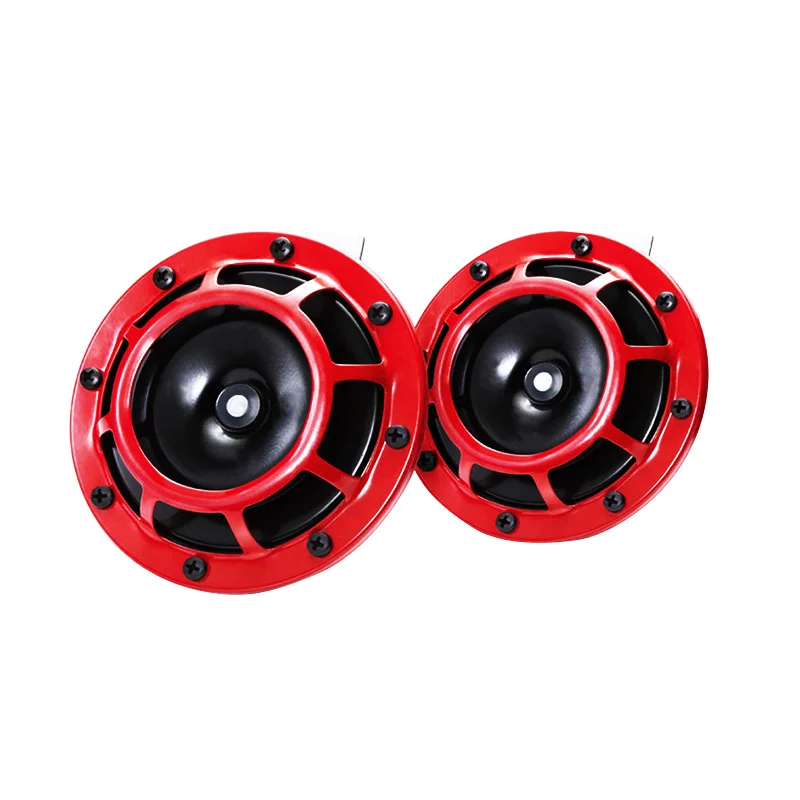  2pcs/1pair car motorcycle modified universal high quality basin horn Car Grille Horn 139dB For Suba