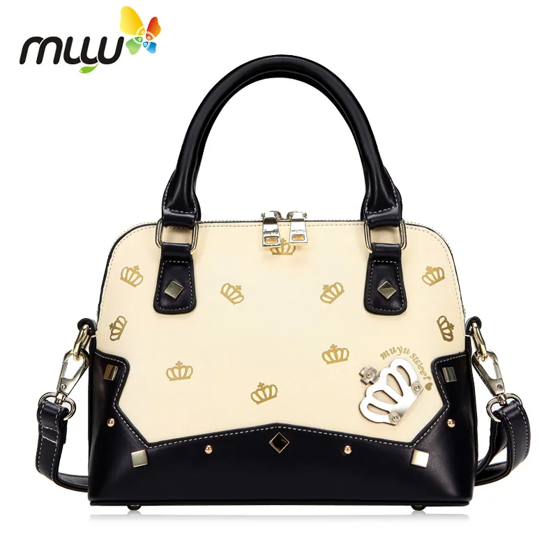 

Muyu 2017 Lady Geometric Pattern Zipper Closure Shell Handbag Soft PU Adjustable Removeable Strap Women Single Shoulder Bags