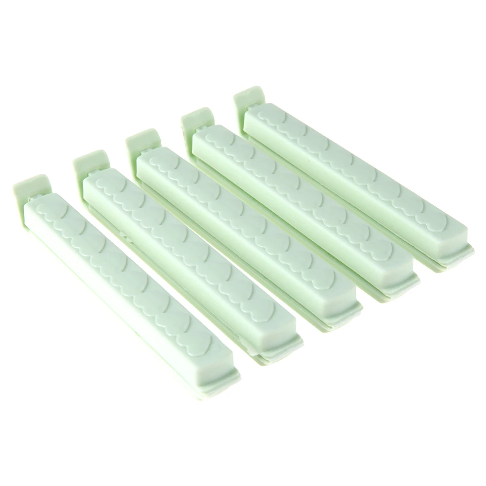 

5pcs Household Food Seal Bag Clips For Snack Food Tea Coffee Spices Sealling Useful Kitchen Tools Multi Color Kitchen Seal Clips