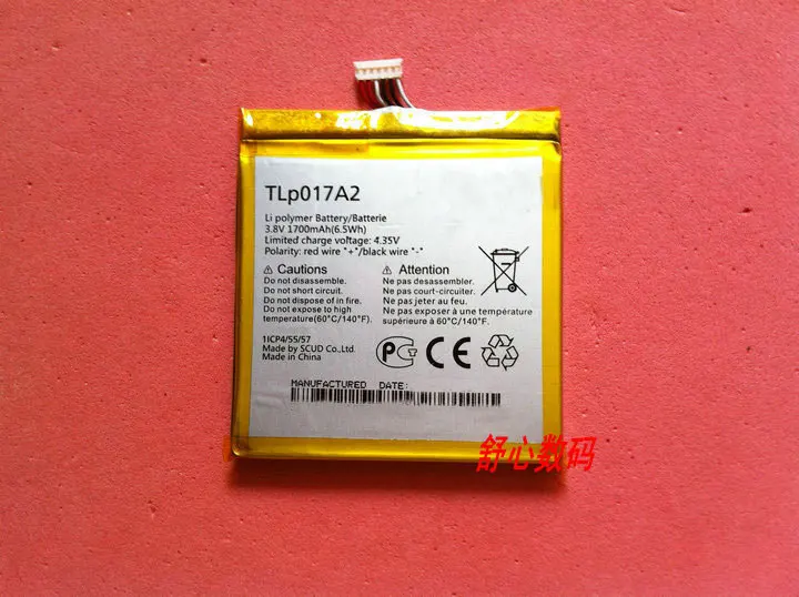 ALLCCX Высококачественная батарея для мобильного телефона TLP017A2/TLP017A1 ALCATEL OT 6012A 6012D