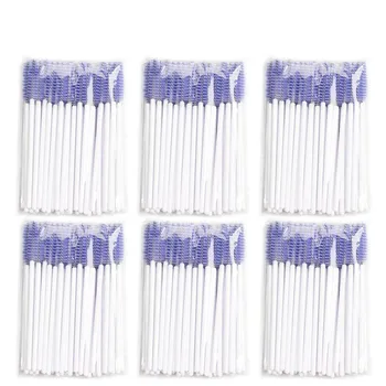 

300pcs Eyelash Brushes Makeup Brushes Disposable Mascara Wands Applicator Eye Lashes Cosmetic Brush Makeup Tools Whte Handle