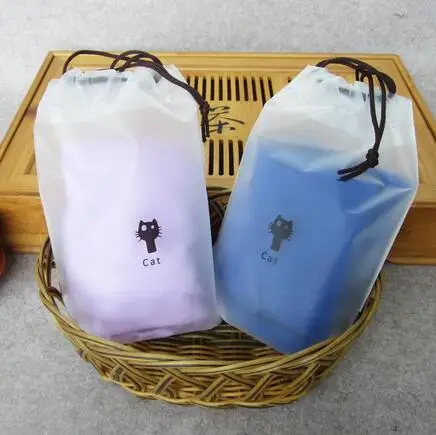 

30pcs EVA Scrub30pcs EVA Scrub Bundle Bag Garment Plastic Bag Drawstring plastic packaging Bag Underwear Towel Pants T-shirt Sca