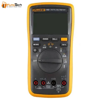 

Fluke 17B+ Auto Range Digital Probe Multimeter Meter Temperature & Frequency
