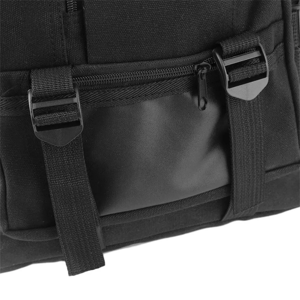 Multifunction men lona mochila escolar vintage bolsa