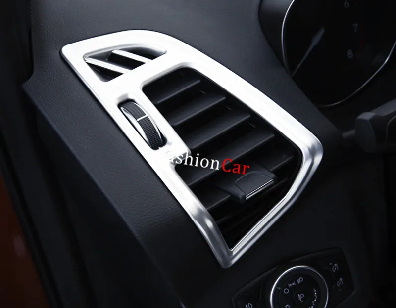 

For Ford Escape/Kuga 2017 Car Side Air Condition Vent Outlet Cover Trim 2pcs (Matte)