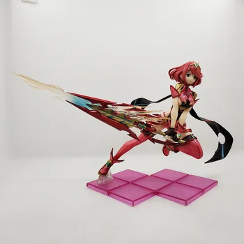 

Xenoblade 2 Chronicles Mythra Hikari Pyra Homura Fate Over Pyra Fighting Ver 1/7 Scale Action Figure Toy Model Collection Gift
