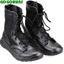 Высокие мужские брендовые кроссовки Спорт на открытом воздухе дышащие кроссовки ботинки для операций в пустыне кроссовки мужские кроссовки 245 В