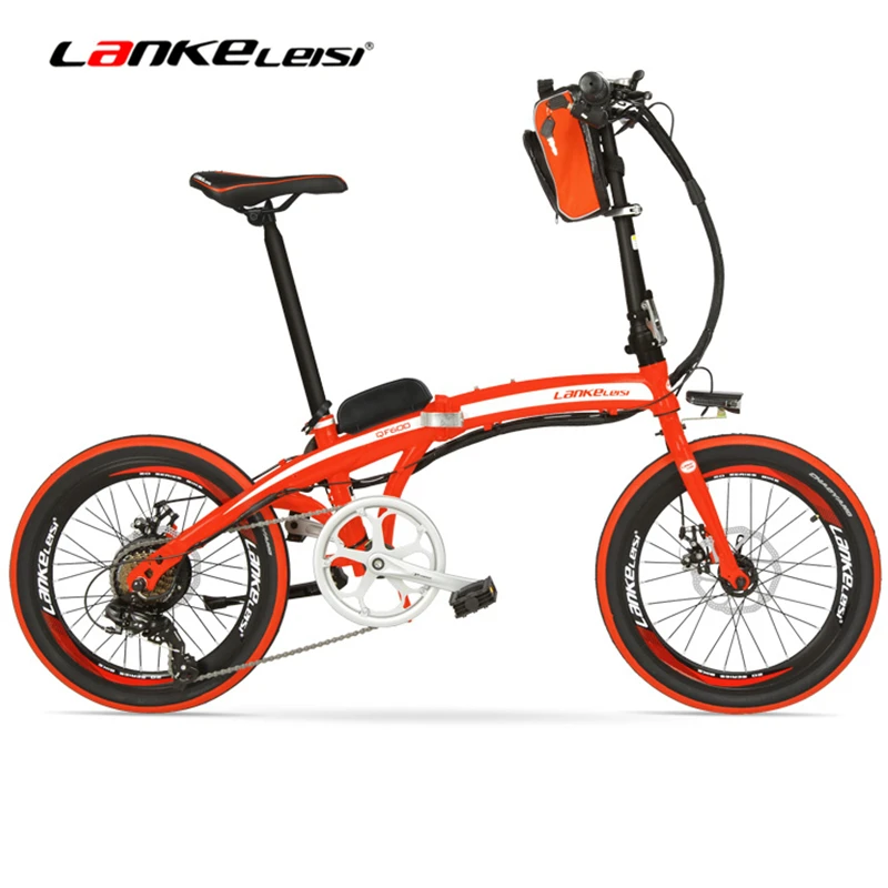 

QF600 Portable 20" Quick-Folding Electric Bicycle, 36V 15Ah Battery, Aluminum Alloy Frame, Folding Pedal, Disc Brakes