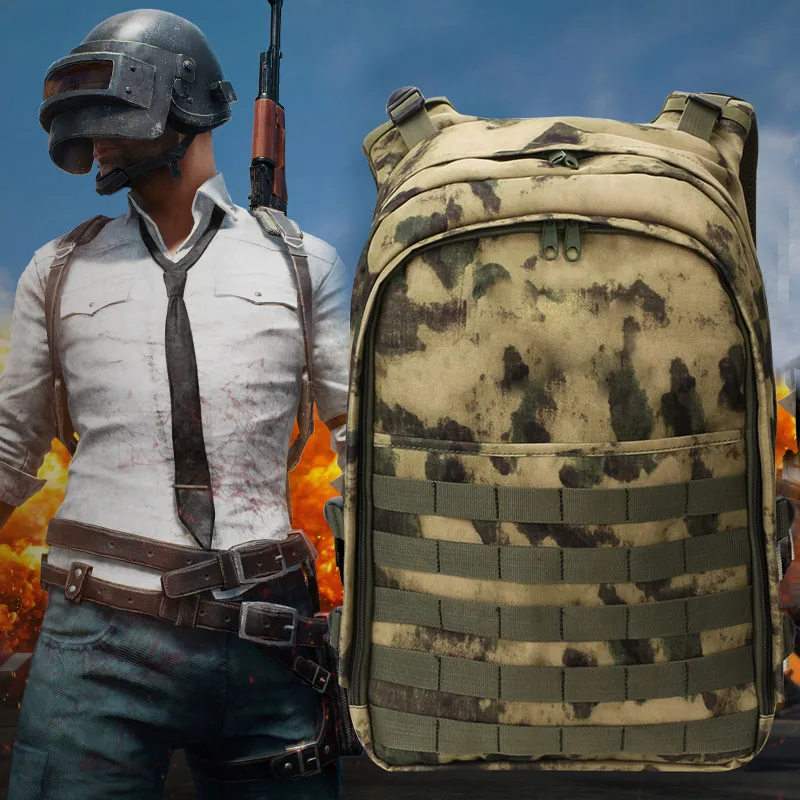 2018 Level 3 Backpack Game PUBG Rucksack Men&#39;s Battle Filed Backpack Large Capacity Computer Bag ...