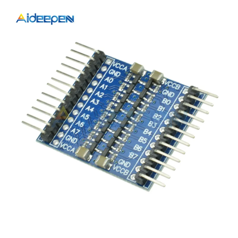 2/4/8 канальный IIC igc логический преобразователь уровня двунаправленный Модуль платы 2 4 8 Way DC 3,3 V/5 V с контактами для Arduino Raspberry Pi - Цвет: 8 Way Blue