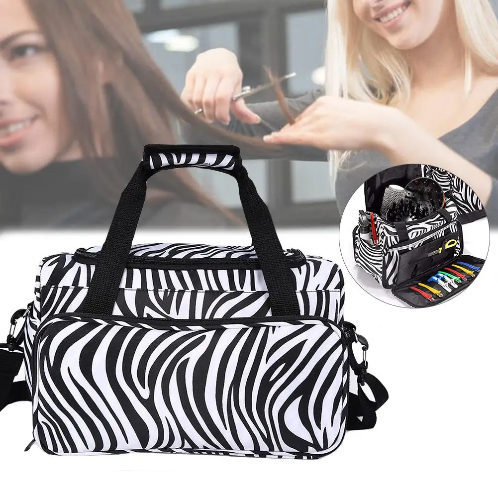 Professional Hairdressing Tool Bag Salon Hair Tools Shoulder Bag Large Capacity Hair Stylist Cosmetic Supplies Accessory Handbag