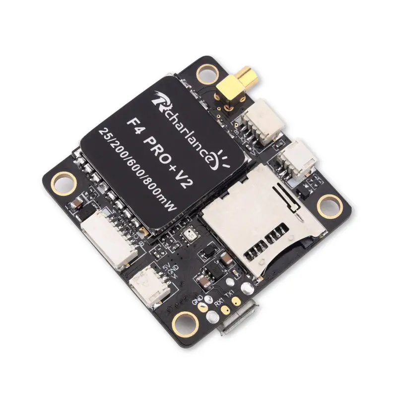

30.5*30.5mm Rcharlance F4 Pro V2 F4 Flight Controller OSD BEC AIO 40CH 25/200/600/800mW VTX For RC Models Multicopter Part Accs