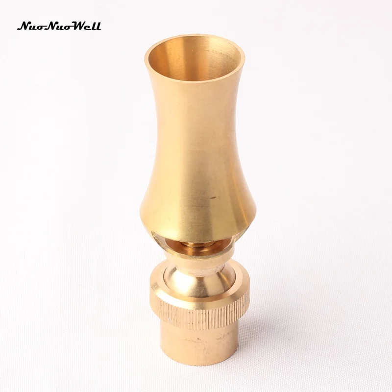 

5 Sizes Adjustable Copper Ornamental Fountain Sprinklers Ice Tower Serac Nozzle Garden Pond Landscape Water Spray Cedar Nozzle