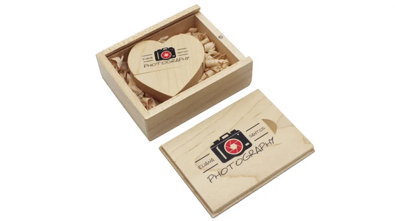 usb flash JASTER 2.0 usb Wooden heart usb+gift Box usb flash drives U disk Pendrive 4GB 8GB 16GB 32GB Wedding gift (over 1 PCS free LOGO) usb 3.0 flash drive