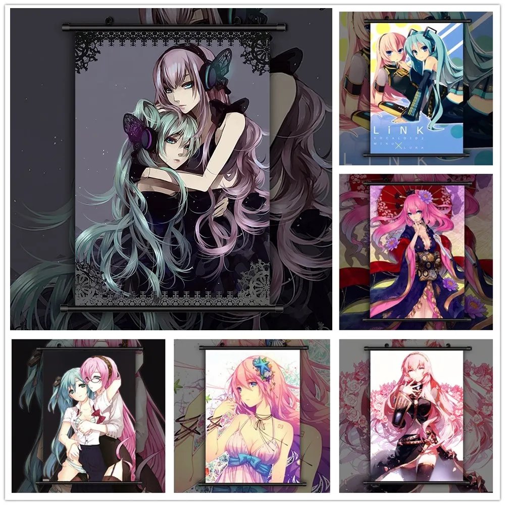 

VOCALOID Megurine Luka Anime manga wall Poster Scroll