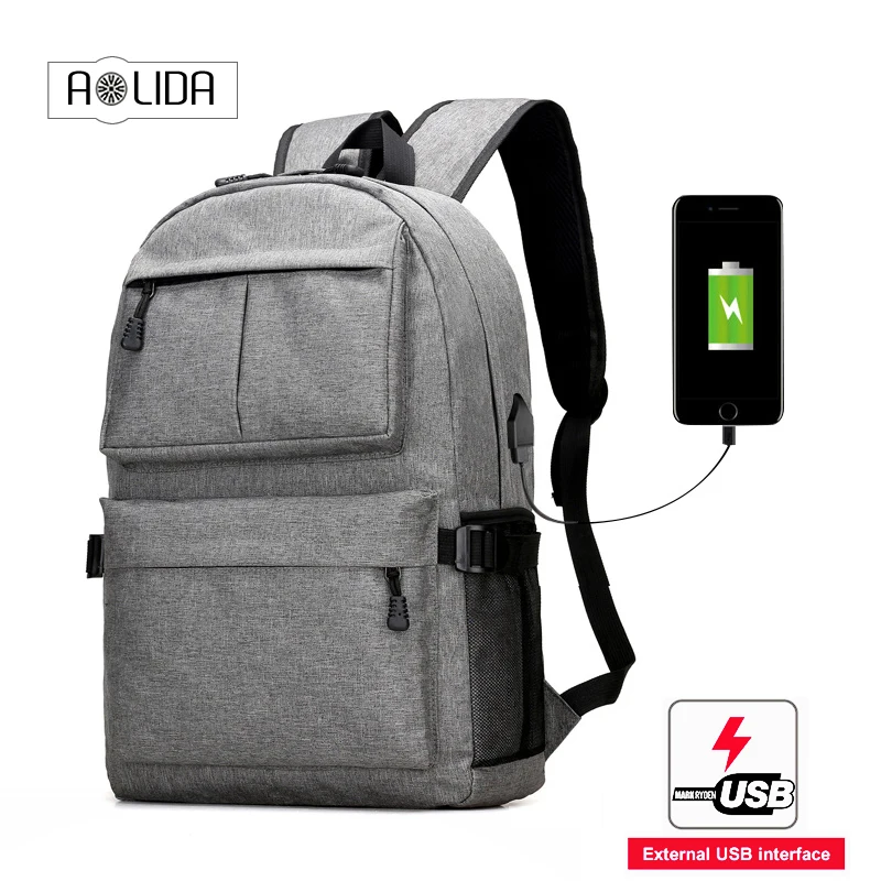 Nueva Mochila de ordenador portátil de carga USB Anti-thief para mujer Mochila para hombre Mochila escolar para hombres mochilas de Mochila con bolsillo Nueva Mochila de ordenador portátil de carga USB Anti-thief para mujer Mochila para hombre Mochila escolar para hombres mochilas de Mochila con bolsillo
