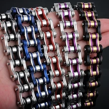 Более выбрать Кулисный украшения в стиле рок-н-ролл из нержавеющей стали мотоцикл браслет цепочка мужские ювелирные изделия