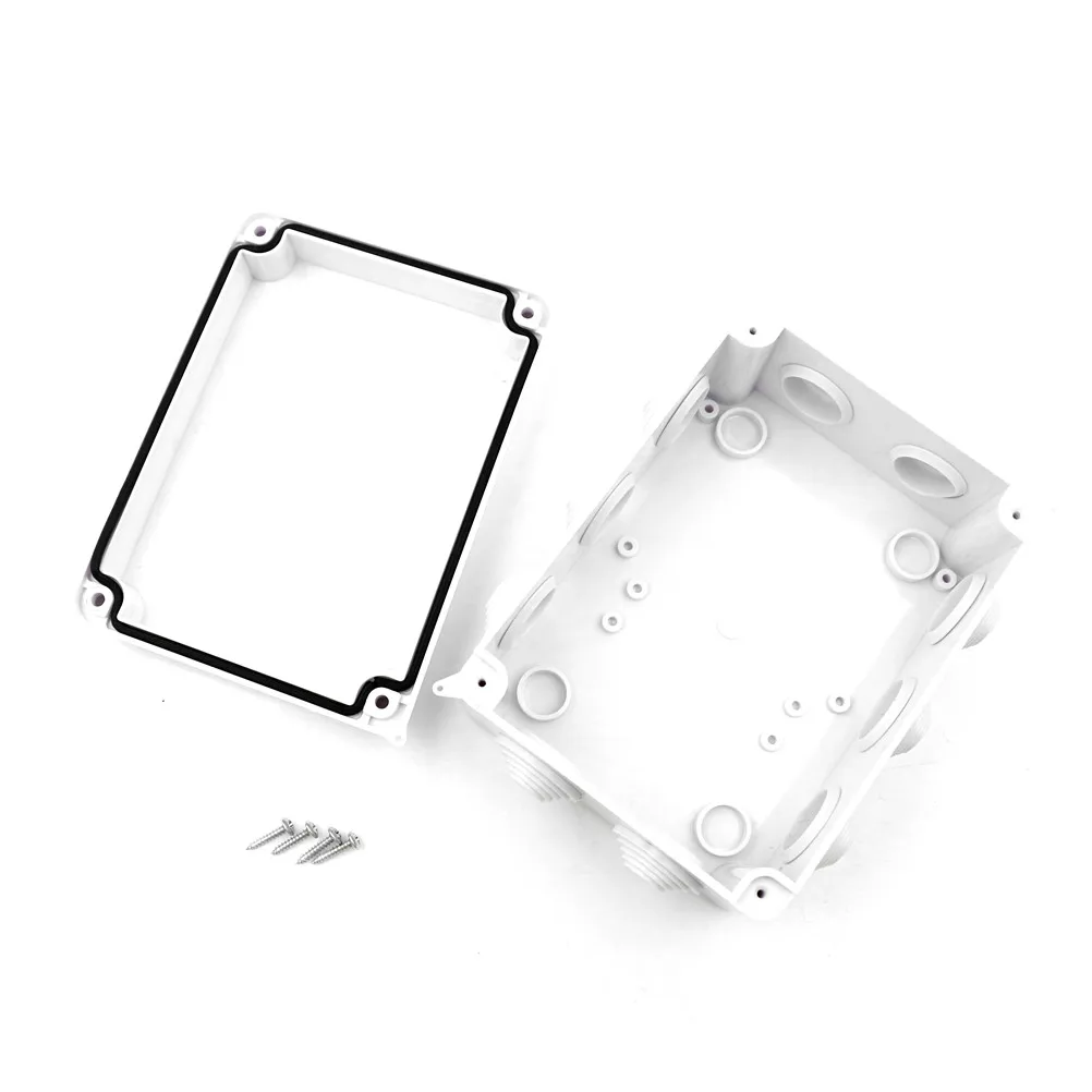 

1pc Waterproof Plastic Enclosure Case Junction Box Plastic DIY Outdoor Electrical Connection Box 150*110*70mm
