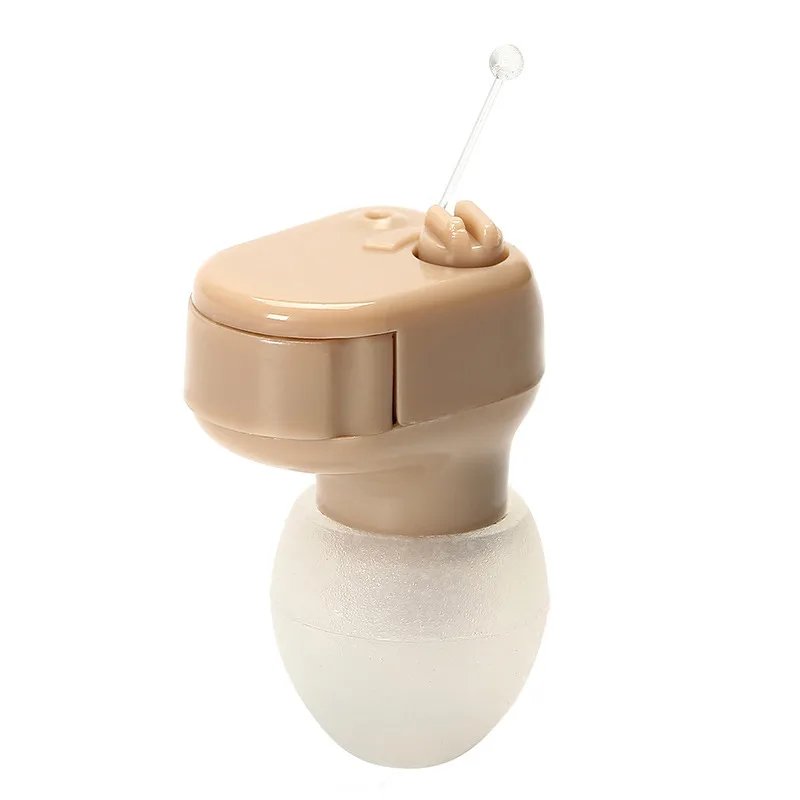Mini Invisible In Ear Hearing Aid Adjustable Sound Voice Amplifier Audiphone Enhancer