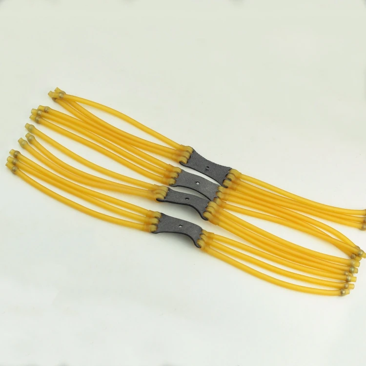 4pcs/Lot High Quality 6 Strips Rubber Bands For Slingshot Replacement