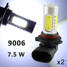 Белый Цвет Автомобильный светодиодный светильник чип украшения 7,5 W для 9006 HB4 9012 9006HP 9006XS Противотуманные фары Дневные ходовые огни лампы объектив проектора авто противотуманные фары лампа отделка
