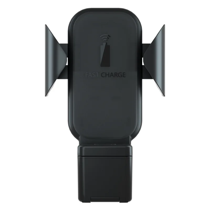 Qi Беспроводное Автомобильное зарядное устройство для Airpods Apple watch 4 3 2 1 быстрая Беспроводная зарядка автомобильный держатель телефона для iPhone XS XR X 8 plus
