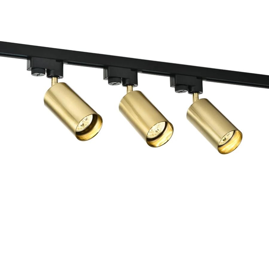 Loja de Roupas Lâmpada do Ponto Thrisdar Nórdico Bronze Superfície Montado Downlight Levou Café Bar Bronze Holofotes Pista Ferroviário Teto 6 Cheap Luzes embutidas de LED